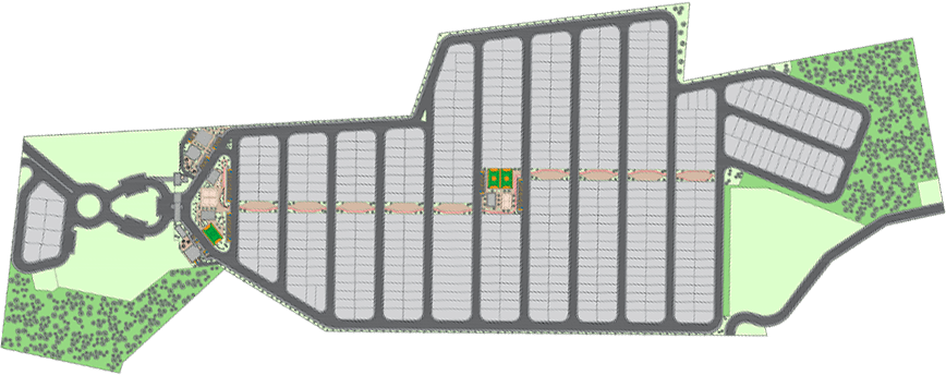Mapa do empreendimento ElloPark em Guapiaçu